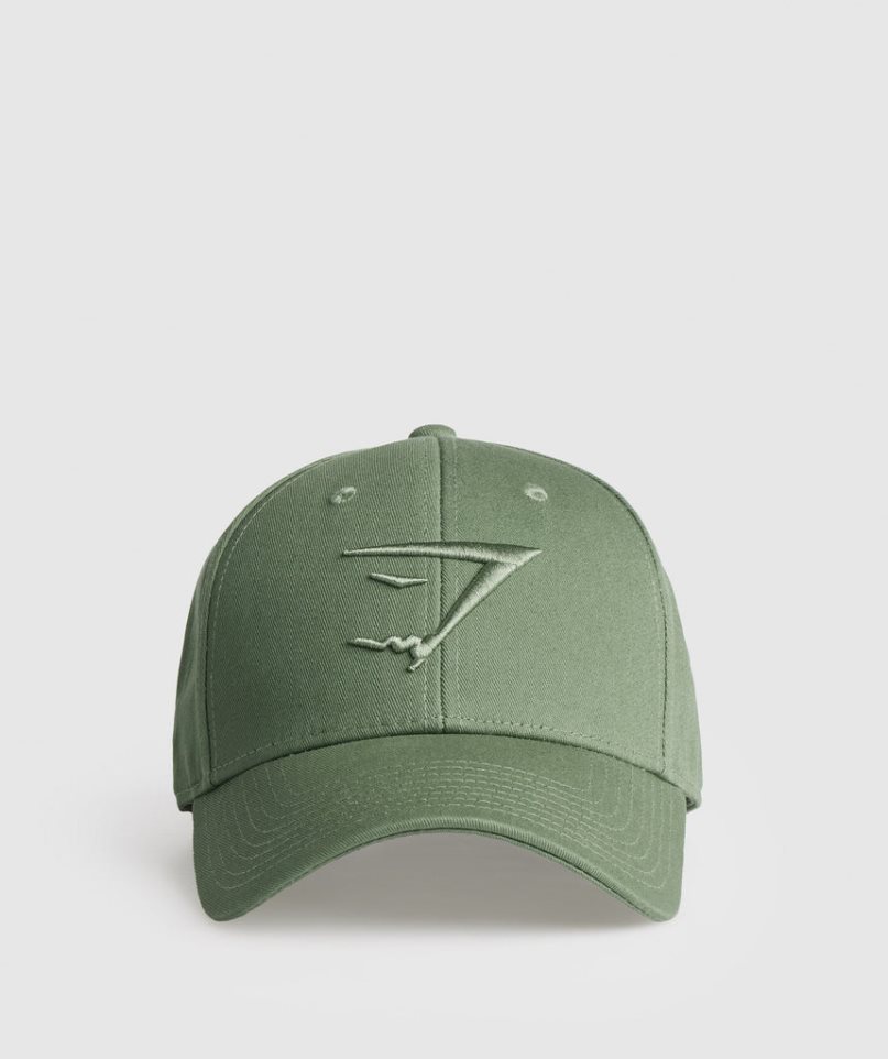 Gymshark Sharkhead Caps Green | NZ 7GCJPH